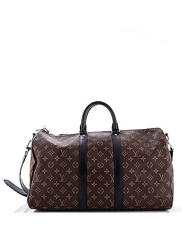 Louis Vuitton Keepall Bandouliere Bag Macassar Monogram Canvas 45 (view 1)
