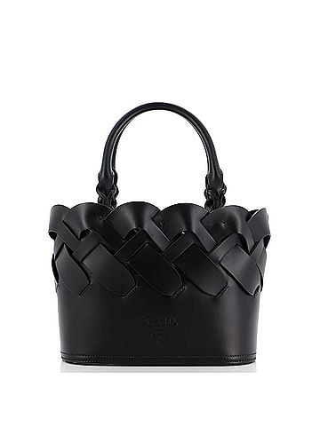 Prada Tress Tote Leather Small (view 1)