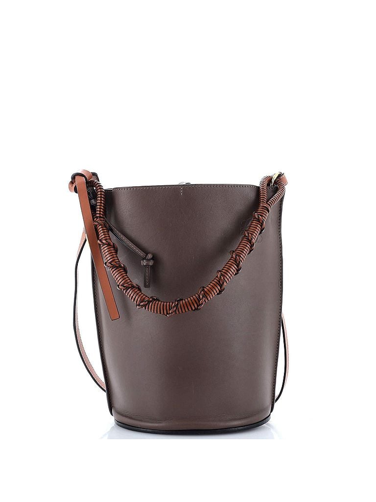 Loewe 100% Leather Brown Gate Top Handle Bucket Bag Leather Medium One size - photo 1
