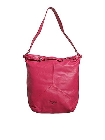 Patrizia Pepe Fuchsia Pink Leather Shoulder Purse Tote Women's Bag (view 1)