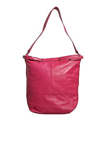 Patrizia Pepe Fuchsia Pink Leather Shoulder Purse Tote Women's Bag (view 2)