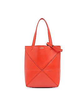 Loewe Mini Leather Puzzle Fold Tote (view 1)