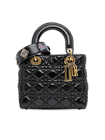 Dior Small Crinkled Patent Cannage My ABCDior Lady Dior (view 1)