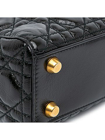 Dior Small Crinkled Patent Cannage My ABCDior Lady Dior (view 2)