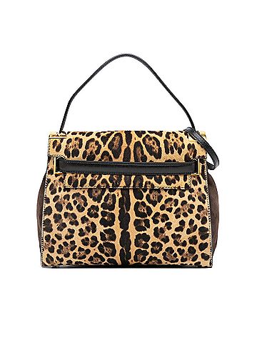 Valentino Medium Ponyhair My Rockstud Satchel (view 1)