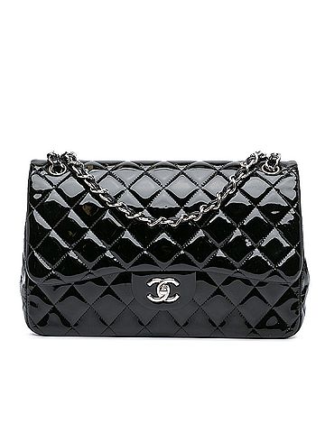 Chanel Jumbo Classic Patent Double Flap (view 1)