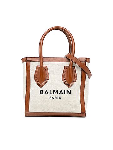 Balmain Canvas B-Army 24 Shopping Satchel (view 1)