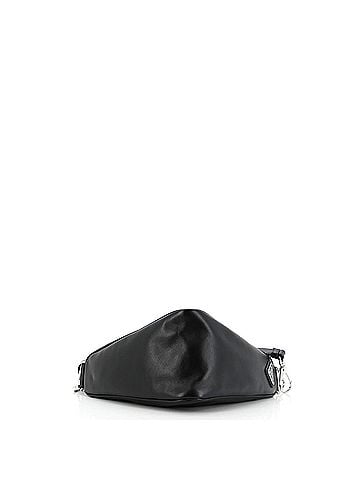 Prada Triangle Logo Zip Crossbody Bag Leather Small (view 2)