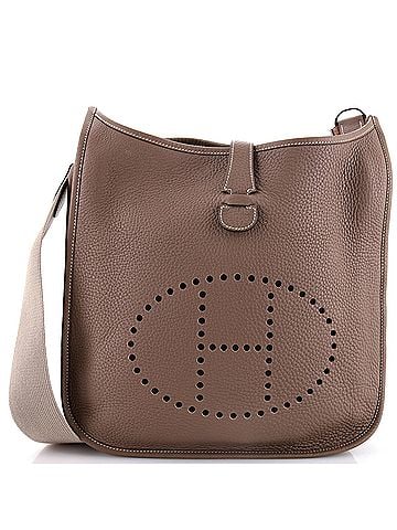 Hermès Evelyne Bag Gen II Clemence GM (view 1)