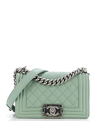 Chanel Boy Flap Bag Quilted Caviar Small (view 1)