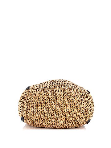 Gucci GG Marmont Chain Tote Raffia Large (view 2)