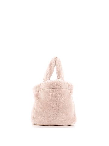 Prada Logo Tote Shearling Mini (view 2)