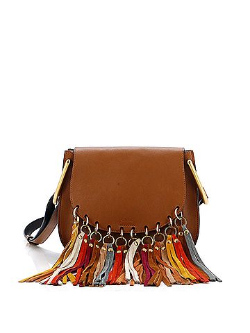 Chloé Multicolor Fringe Hudson Bag Leather Small (view 1)