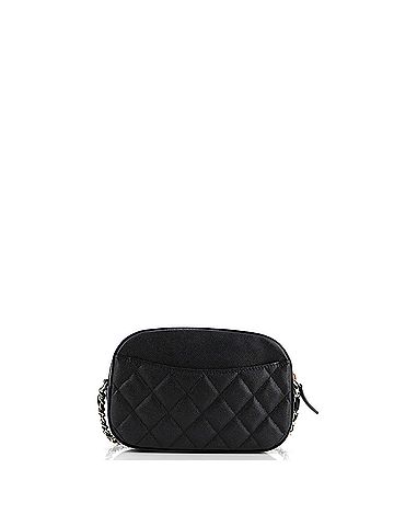 Chanel Zip Around Chain Camera Case Quilted Caviar Mini (view 2)