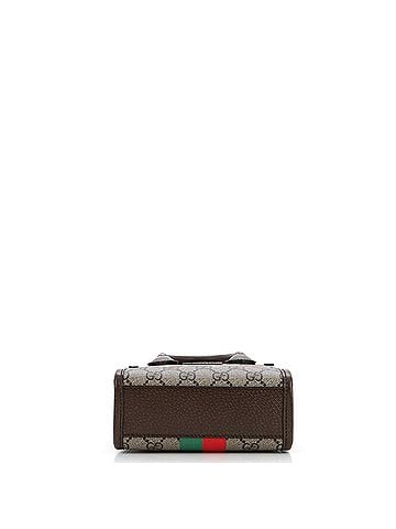 Gucci Interlocking G Patch Tote Printed GG Coated Canvas Mini (view 2)