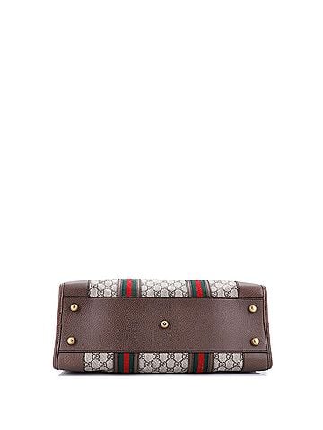 Gucci Neo Vintage Web Duffle Bag GG Coated Canvas Medium (view 2)