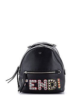 Fendi By The Way Backpack Logo Studded Leather Mini (view 1)