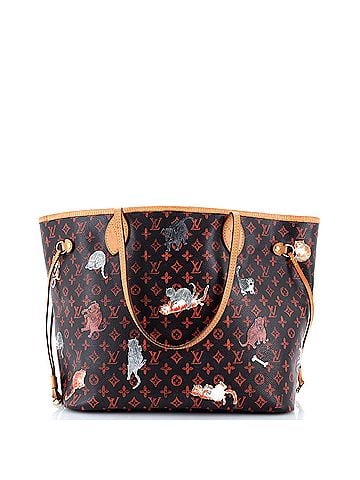 Louis Vuitton Neverfull NM Tote Limited Edition Grace Coddington Catogram Canvas MM (view 1)