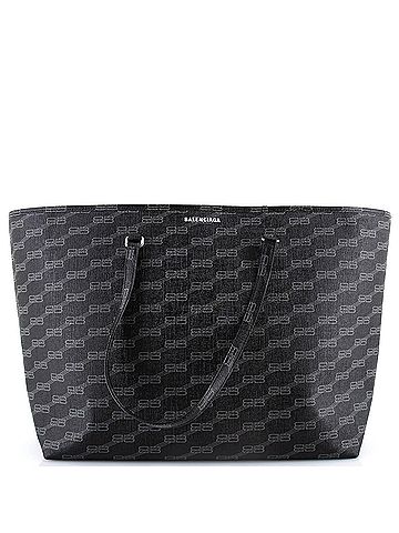 Balenciaga Signature East-West Shopper Tote BB Monogram Coated Canvas Large (view 1)