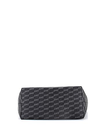 Balenciaga Signature East-West Shopper Tote BB Monogram Coated Canvas Large (view 2)