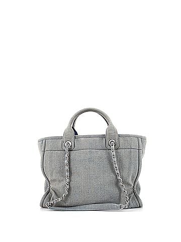 Chanel Deauville NM Tote Denim Small (view 2)