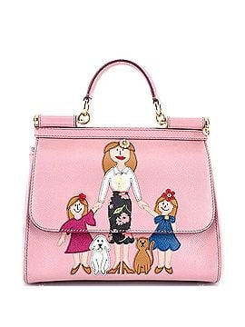 Dolce & Gabbana Family Miss Sicily Bag Patchwork Leather Medium (view 1)