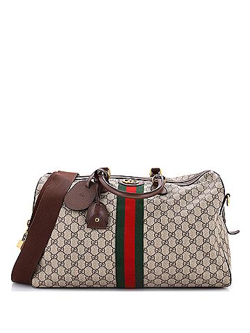 Gucci Ophidia Carry On Duffle Bag GG Coated Canvas Medium (view 1)