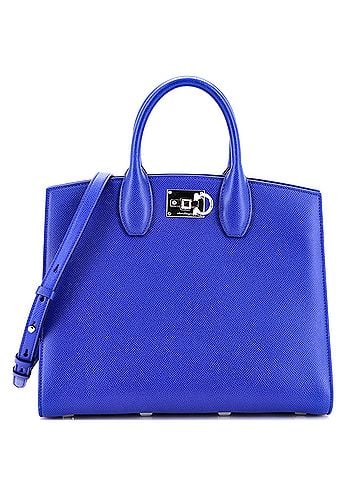 Salvatore Ferragamo Studio Box Satchel Leather Medium (view 1)