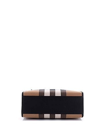 Burberry Book Tote Check E-Canvas Medium (view 2)