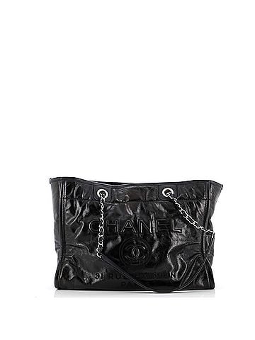 Chanel Deauville Tote Glazed Calfskin Small (view 1)