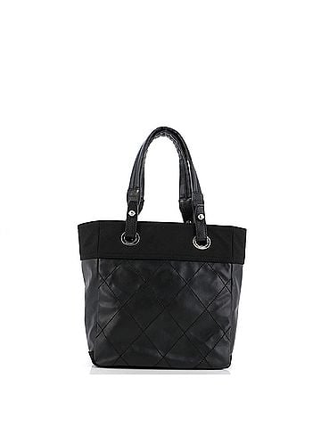 Chanel Biarritz Tote Quilted Coated Canvas Small (view 2)
