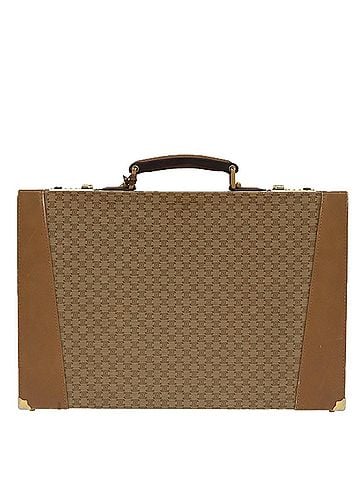 Céline Brown Leather Travel Bag (view 1)