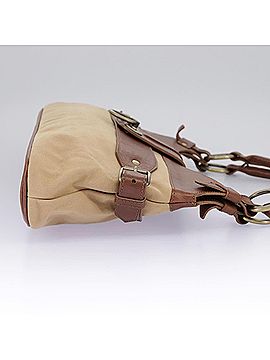 Burberry Brown Canvas Shoulder Bag (view 2)
