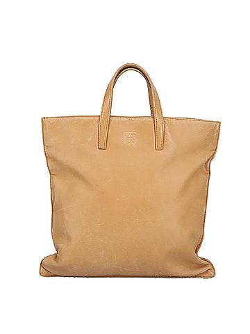 Loewe Beige Leather Tote Bag (view 1)