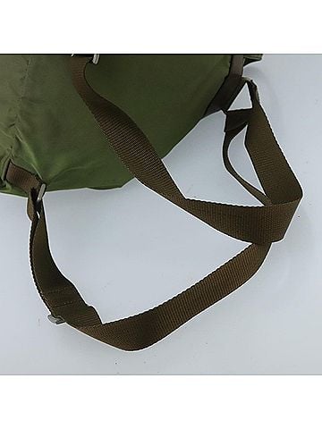 Prada Re-Nylon Khaki Synthetic Backpack Bag (view 2)