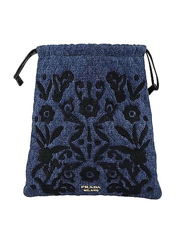 Prada Navy Denim - Jeans Clutch Bag (view 1)