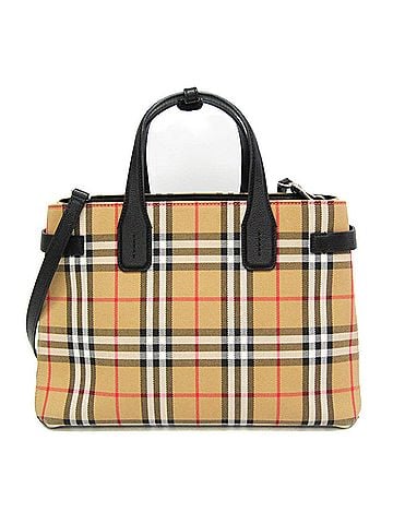 Burberry Nova Check Beige Canvas Tote Bag (view 1)