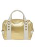 Céline 100% Leather Solid Gold Gold Leather Travel Bag One size - photo 3