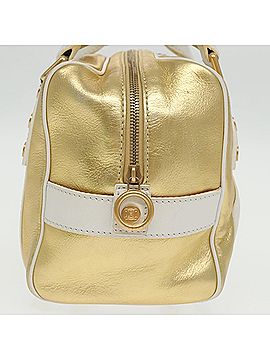 Céline Gold Leather Travel Bag (view 2)