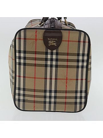 Burberry Nova Check Beige Canvas Travel Bag (view 2)