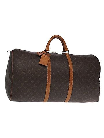 Louis Vuitton Keepall 60 Brown Canvas Travel Bag (view 1)