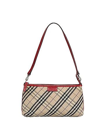 Burberry Nova Check Beige Canvas Clutch Bag (view 1)
