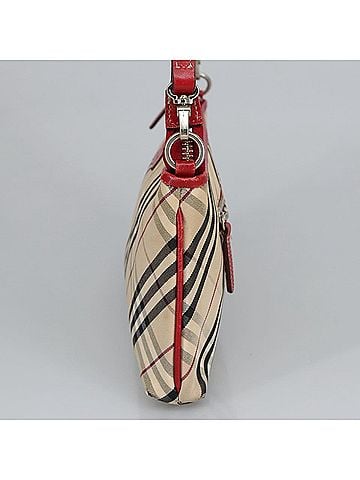 Burberry Nova Check Beige Canvas Clutch Bag (view 2)
