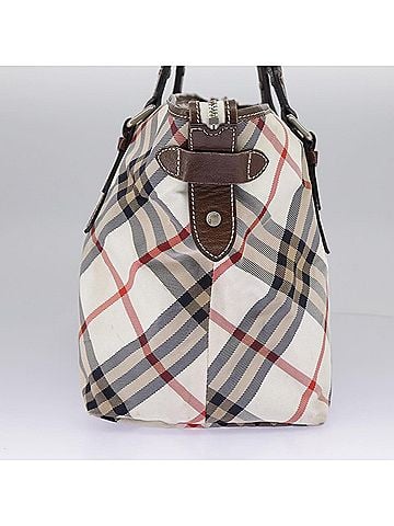 Burberry Nova Check Beige Synthetic Tote Bag (view 2)