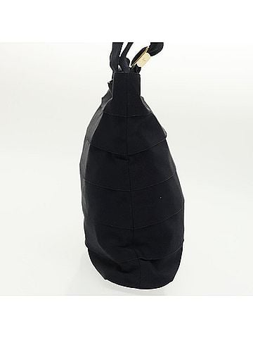 Salvatore Ferragamo Vara Navy Canvas Tote Bag (view 2)