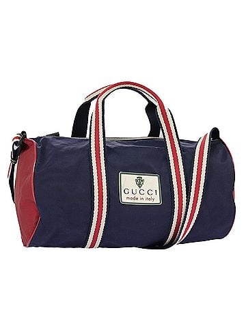 Gucci Sherry Navy Synthetic Travel Bag (view 1)