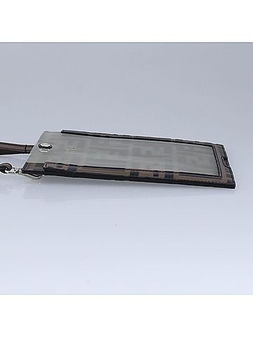 Fendi Zucca Brown Canvas Clutch Bag (view 2)