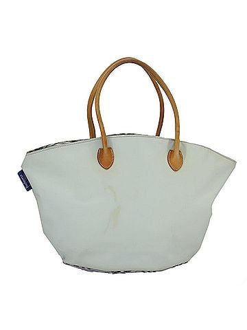 Burberry Blue Synthetic Tote Bag (view 1)