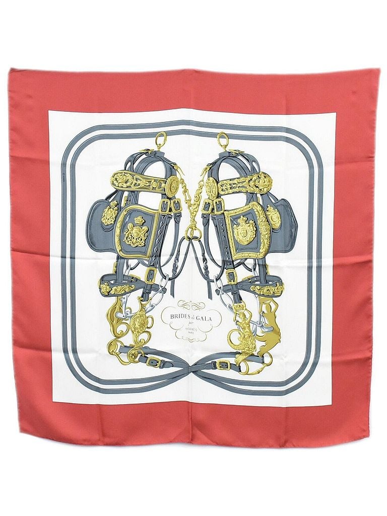 Hermès 100% Silk Solid Red Carré 90 Red Silk Scarf One size - photo 1