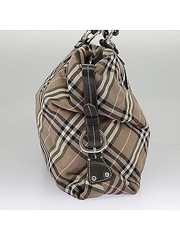Burberry Nova Check Beige Synthetic Tote Bag (view 2)